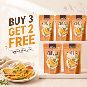 WISEMEAL MILLET CHILLA BUY 3 GET 2 FREE