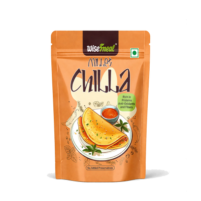 WiseMeal Millet Chilla Mix – High Protein Instant Breakfast Mix