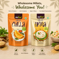 Wisemeal Millet Chilla and Upma Combo