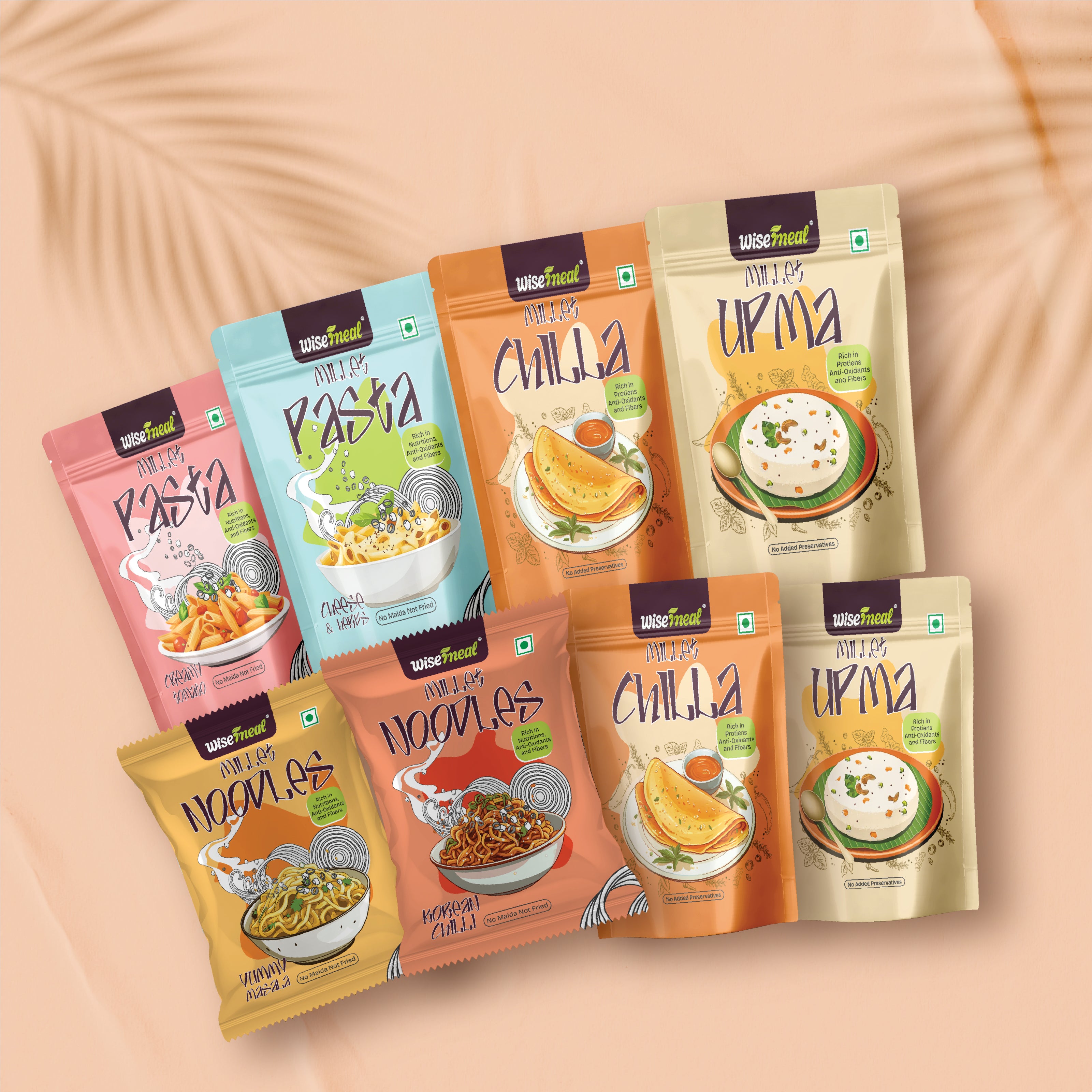 Millet Noodles - Millet Pasta - Millet Chilla  Millet Upma