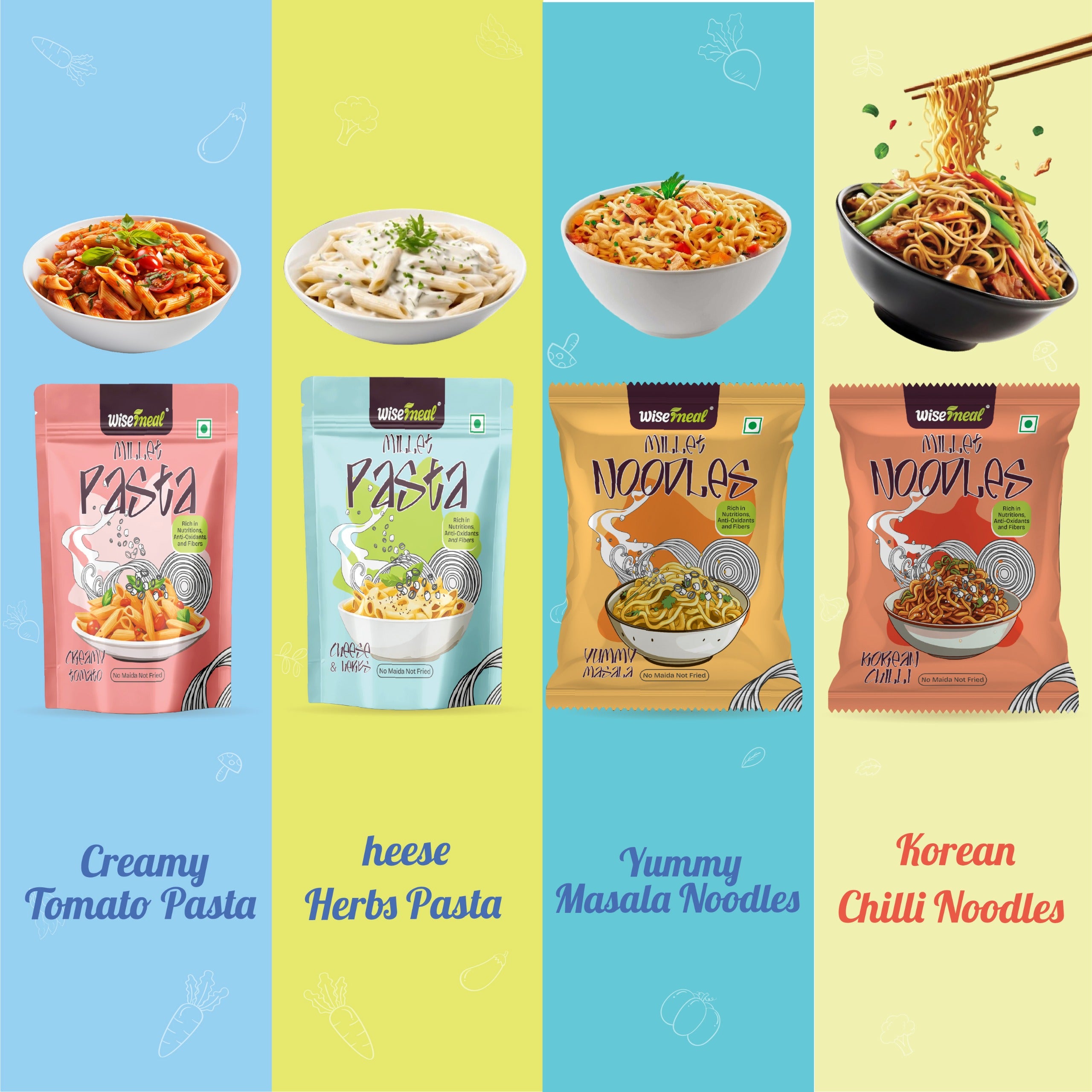 Millet Noodles - Millet Pasta