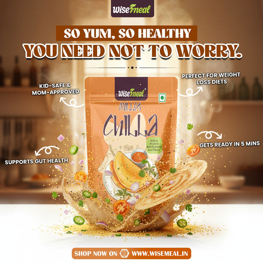 WISEMEAL MILLET CHILLA BUY 3 GET 1 FREE