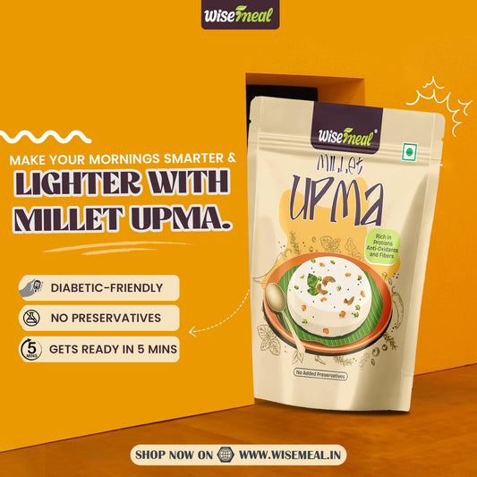 WISEMEAL MILLET UPMA BUY 3 GET 1 FREE