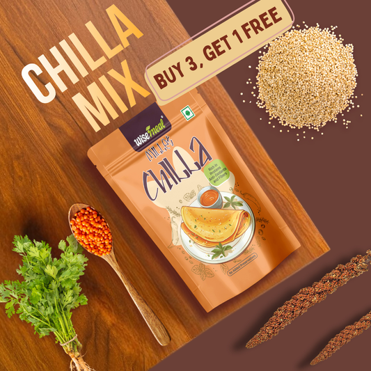 WISEMEAL MILLET CHILLA BUY 3 GET 1 FREE