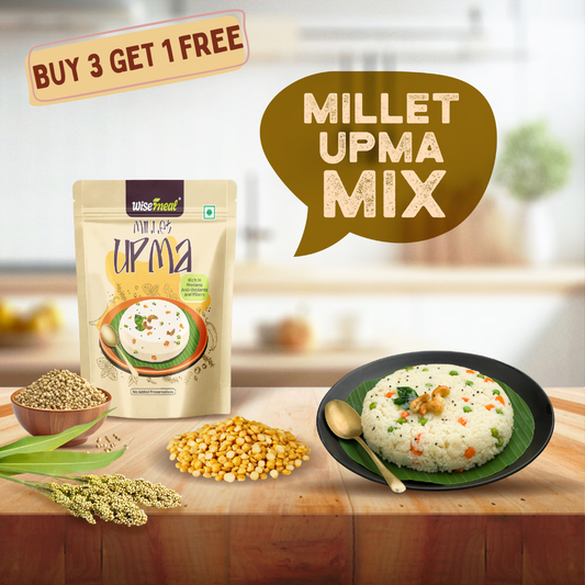 WISEMEAL MILLET UPMA BUY 3 GET 1 FREE