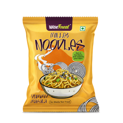 WiseMeal Yummy Masala Millet Noodles – Healthy Instant Millet Noodles